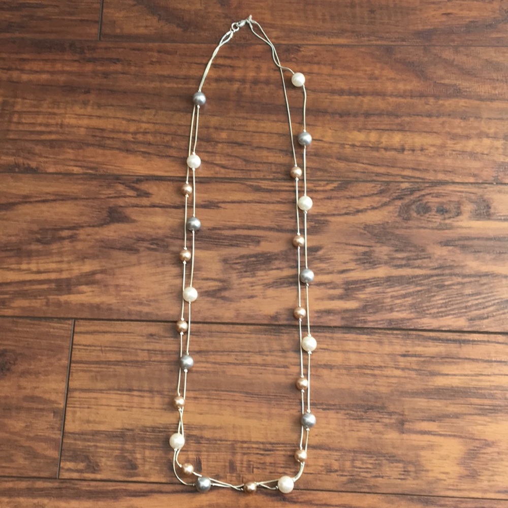 Long Pearl Necklace